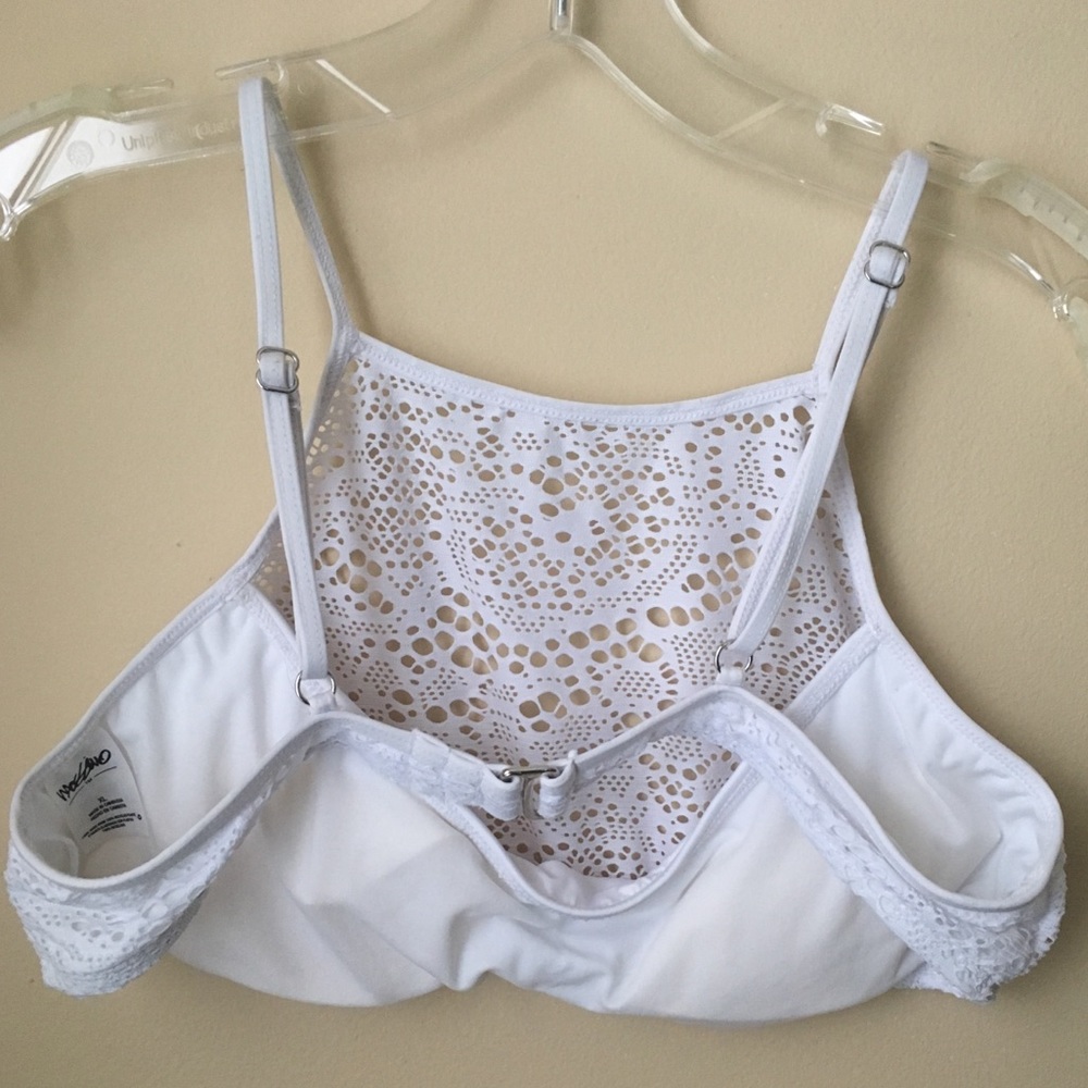 white lace bathing suit